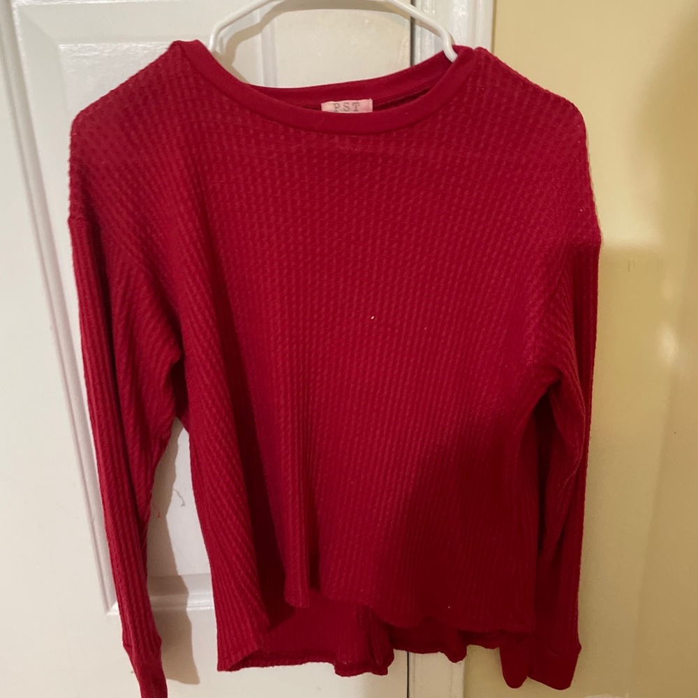 Red sweater never worn